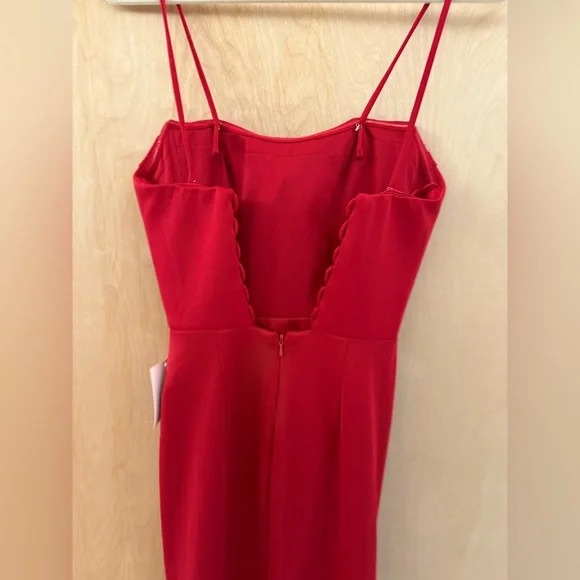 Ladivine Red Strapless Dress. - Picture 10 of 15